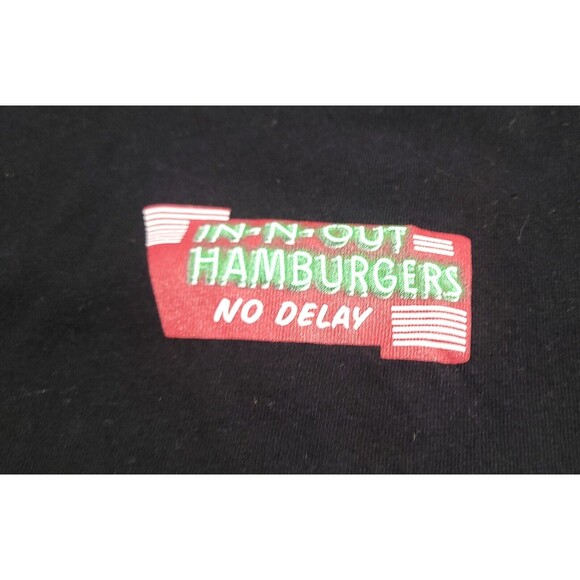IN-N-OUT Burger T-Shirt Medium Black Graphic Tee 2023 QUALITY-N-SPEED CALIFORNIA - Picture 7 of 11
